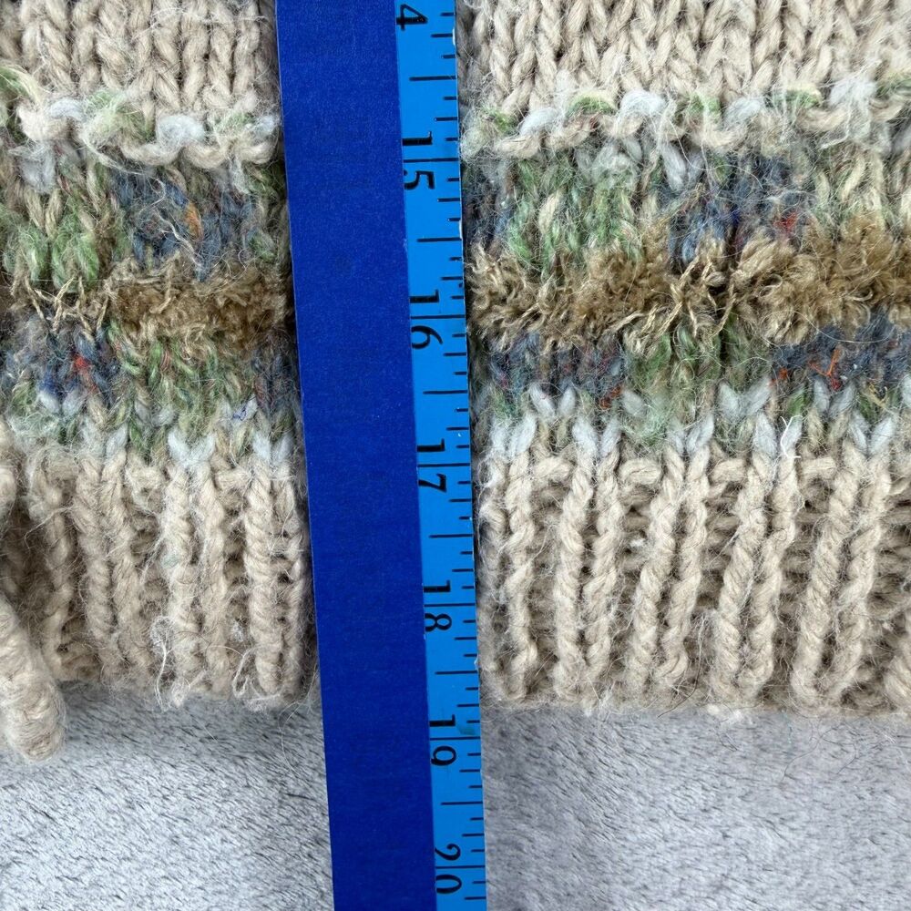 Vintage Liz Claiborne Womens S Wool Blend Textured Knit Cropped Cardigan Korea - Picture 6 of 9